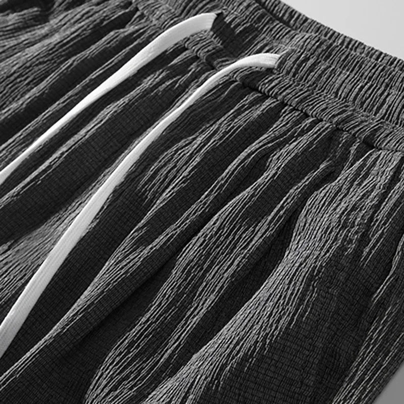 Herr Sportshorts i Is-Siden | Andningsbart, Löst Snitt 3