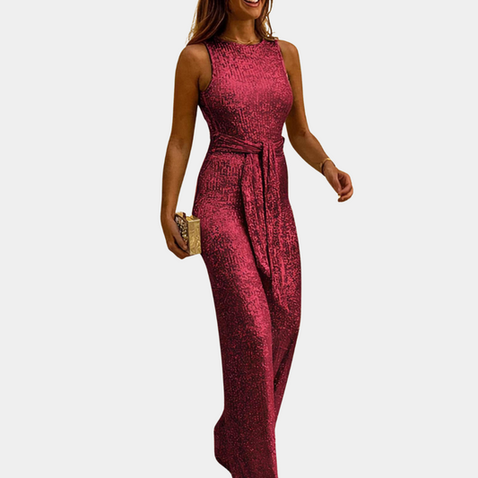 Dam Glitter Jumpsuit | Elegant, Mångsidig | Livia 0