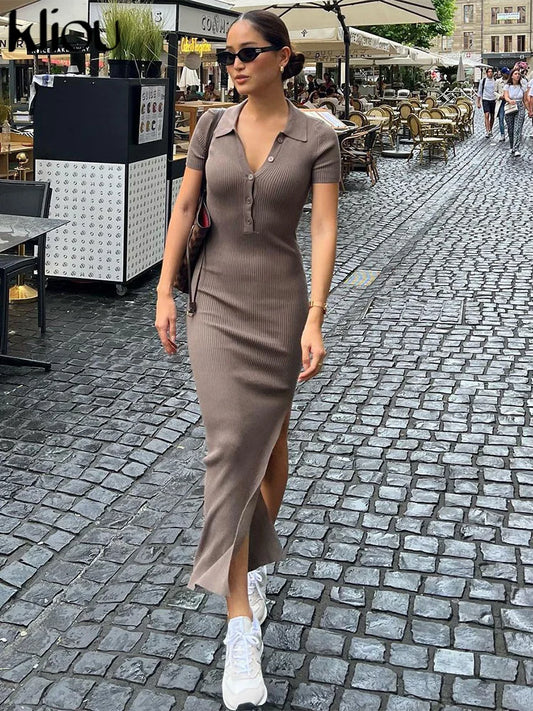 Dam Maxiklänning | Elegant, Body-Shaping Design | Selina 0