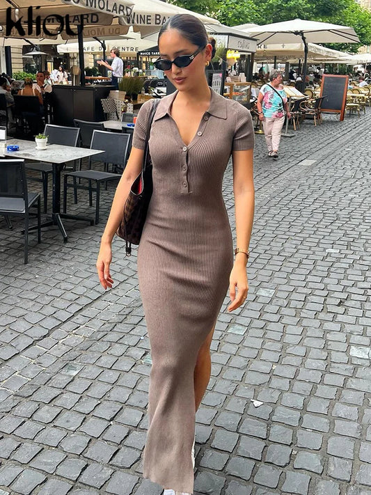Dam Maxiklänning | Elegant, Body-Shaping Design | Selina 1