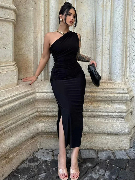 Dam Maxiklänning | Elegant, Slits | Niva 0