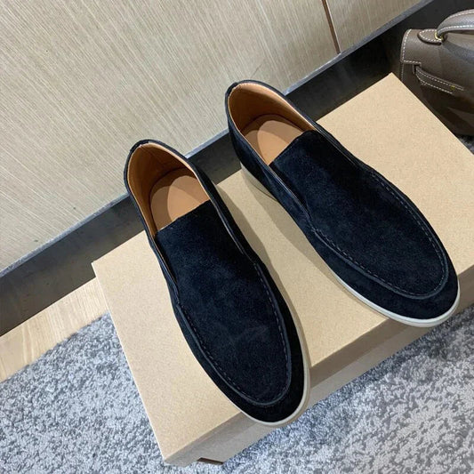 Herr Loafers | Mjuk Suède, Elegant Design | Max 0