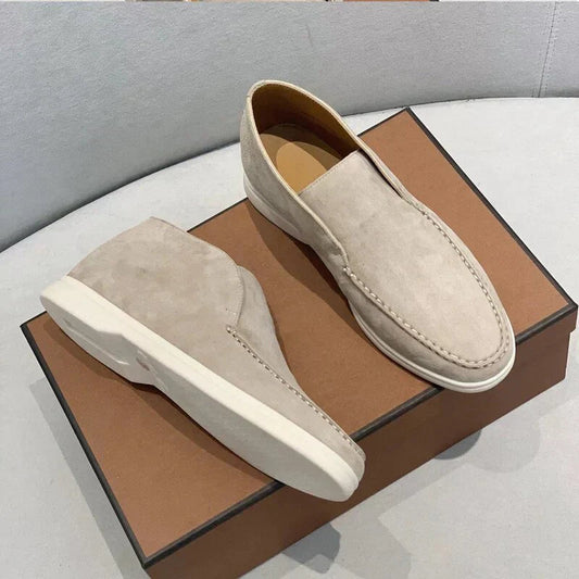 Herr Loafers | Mjuk Suède, Elegant Design | Max 1
