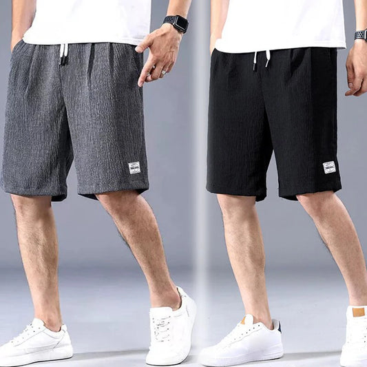 Herr Sportshorts i Is-Siden | Andningsbart, Löst Snitt 0