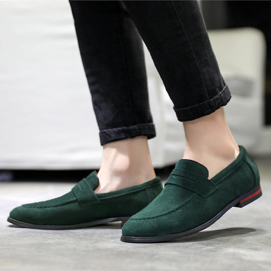 Herr Suède Loafers | Premium, Klassisk | Max 1