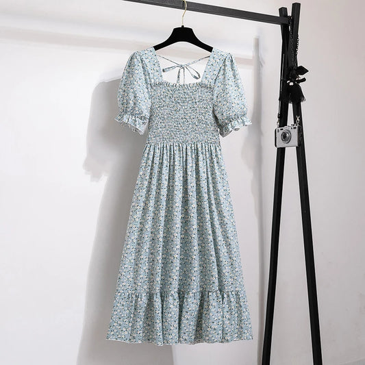Kvinna Chiffon Klänning | Lätt, Somrig | Mira 1
