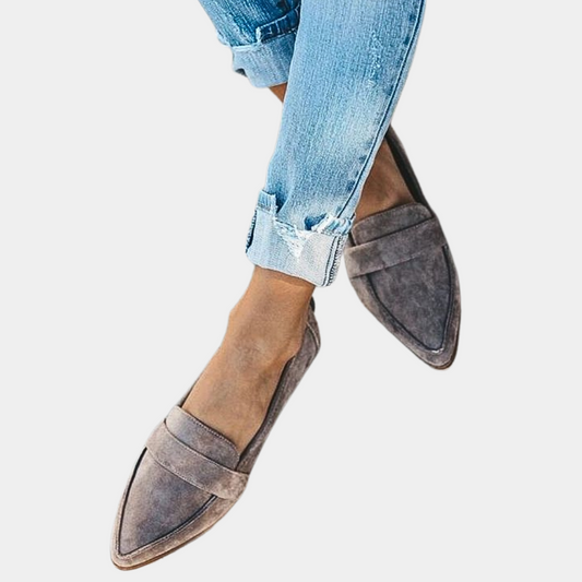 Kvinna Loafers | Syntetisk Läder, Elegant Rund Tå | Nia 1